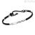 Zancan men's bracelet wind rose black Kevlar Silver 925 ESB068-NE