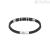 Zancan men's bracelet black rose steel and silicone UHB026