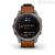 Gramin Fenix ​​7 Sapphire Solar Titanium watch 010-02540-31 Chestnut leather strap