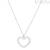 Stroili Crystal Line woman necklace steel heart and crystals 1680309