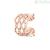 Anello fascia donna Stroili Vivian ottone rosato con cristalli 1673237