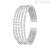 Stroili Romantic Shine multi-strand crystal bangle bracelet 1668672