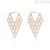 Stroili Vivian women's pendant earrings in pink brass 1673238