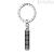 Brosway Bullet BUL53 steel and black enamel men's keychain