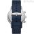 Emporio Armani men's chronograph watch blue AR11451 steel leather strap