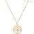 Amen Woman Necklace Tree of Life 9Kt Yellow Gold AU9CLALG3