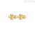 Brosway Chakra Gold Steel Four Leaf Clover Woman Lobe Earrings BHE043