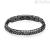 Brosway Naxos BNX13 black steel chain bracelet for men