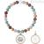 Kidult woman bracelet "Simply a wonder woman" steel multicolor stones 732024 Love