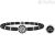 Kidult men's bracelet Celtic knot black stones 732053 Symbols
