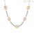 Four-leaf clover woman necklace, rosé, steel Nomination Motifs 029001/002