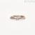 Woman solitaire ring 925 silver rosé Mabina 523235 with zircons