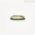 Woman ring Silver 925 golden Mabina 523255 with green zircons
