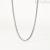 Woman tennis necklace 925 silver and zircons Mabina 553454