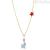 Le Bebè seal and star baby necklace Circo collection Yellow gold PMG161