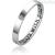 Brosway With you steel ring and light point with engraving BWYA05G size 23