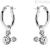 Disney Mickey Mouse Mickey Mouse little girl hoop earrings 925 Silver and zircons ES00032SRWL