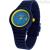 Hip Hop X Man blue HWU1079 silicone watch