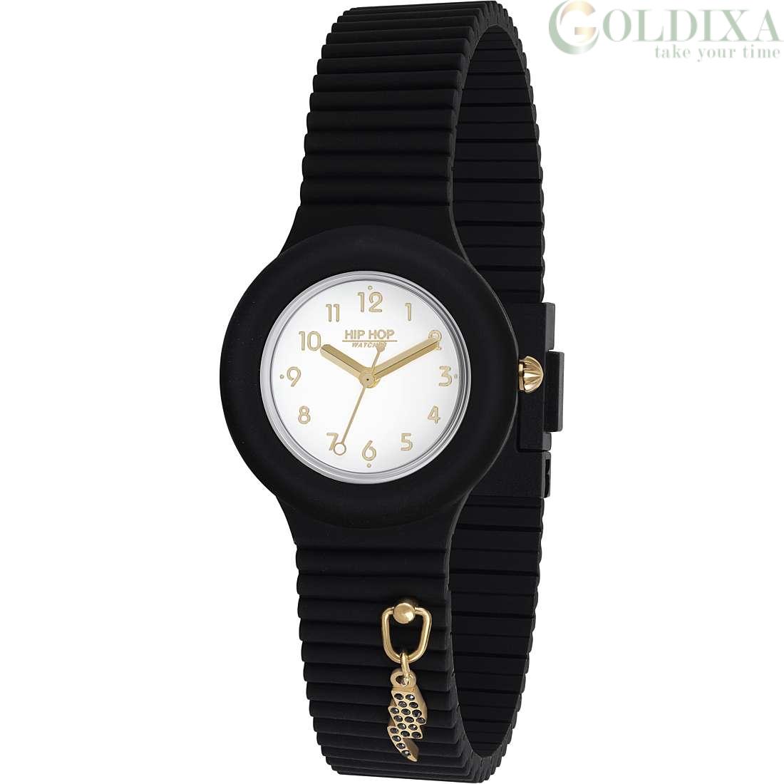 Willing Gaseous scarf Watches: Orologio donna Hip Hop Dancing in The Light nero HWU1094 silicone