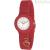 Hip Hop Dancing in The Light red HWU1092 silicone woman watch