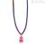 Woman necklace Le baby girl fuchsia Rose Gold LBB055-FUX lanyard