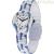 Hip Hop Spring Paint Water white and light blue HWU1107 silicone woman watch