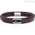Tommy Hilfiger Casual Core leather and steel men's bracelet 2790027.