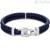 Tommy Hilfiger men's bracelet blue leather and steel 2790362