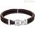 Tommy Hilfiger men's bracelet brown leather and steel 2790363