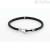 Tommy Hilfiger Casual Core men's bracelet black leather and steel 2790270S