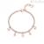 Rosato flower tennis bracelet Gaia woman RZGA29 Pink 925 silver with enamel