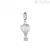 Woman's Rosato Hot Air Balloon Charm in 925 Silver with zircons RZ195R