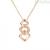 Stroili Lady Phantasya groumette woman necklace in rosé steel with crystals 1670597