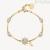 Brosway Chakra BHKB124 gold star woman bracelet in steel with crystals