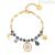 Mystical woman bracelet star and mother of pearl Brosway Chakra BHKB136 steel with crystals