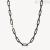 Brosway Caliburn chain man necklace BBU02 satin black steel with crystal