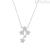 Southern Cross Amen Star Woman Necklace 925 Silver with Cubic Zirconia CLMCDSBBZ