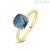 Topaz woman ring 9Kt Yellow Gold Stroili Amelie with zircons 1419205