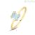 9Kt Yellow Gold Topaz Woman Ring Stroili Amelie 1419241