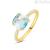 Topaz woman ring 9Kt Yellow Gold Stroili Amelie 1419260 with zircons