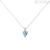 Stroili Amelie 9Kt White Gold Topaz Woman Necklace with Cubic Zirconia 1413235