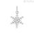 Women's Snowflake Pendant 9Kt White Gold Stroili Poeme 1416774