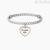 Kidult woman bracelet "I love you" 732077 steel 316L The Love collection chain