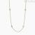 Mabina long woman necklace 925 golden silver with cubic zirconia 553505