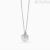 Mabina star woman necklace 925 silver with zircons 553509
