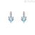 9Kt White Gold Topaz Woman Earrings Stroili Amelie with Cubic Zirconia 1413236