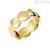 Breil B Whisper gold band ring woman TJ3241 316L steel