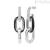 Stroili Lady Code women's steel earrings with enamel and crystals 1682750