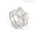 Nomination Color Wave white woman ring 149800/008/005 925 silver