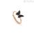 Woman butterfly ring Nomination Sweetrock 925 silver rose with zircons 148036/041